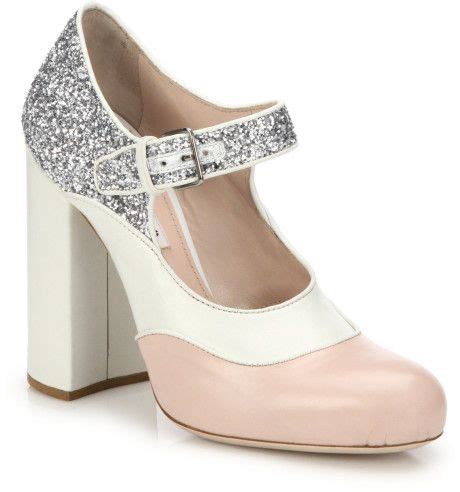 fake miu miu glitter shoes|Glitter Miu Miu Shoes for Women .